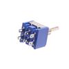 1Pc Mini Toggle Switch 3 Position 2 Position 3-Pin 6-Pin On Off On Dpdt Dpst 6A 125Vac 3A 250Vac Latching Flat Handle For Car