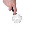 Stainless Steel Grill Cleaning Scraper with Handle for BBQ Grill Gap Cleaning and Built-In Bottle Opener Tool