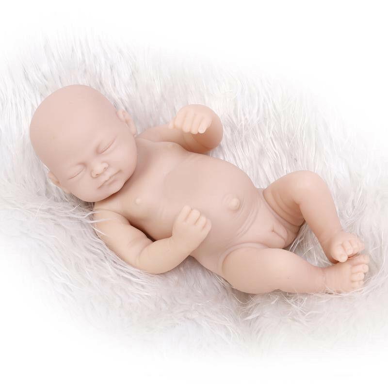 10" Baby Reborn Doll Handmade Lifelike Silicone Newborn Realistic Full Body Girl