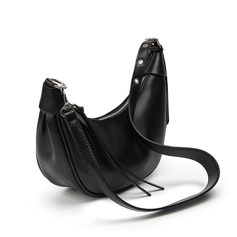 Neformální Retro Dojíždění Podpažní Taška Jednoramenní Crossbody Taška Tvaru Knedlíku Crossbody Taška ve Tvaru Půlměsíce