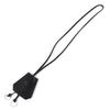 Very Good HERMES Necklace Margiela-era Clochette Necklace black leather Women Used