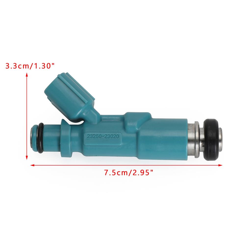 1 SZT. Wtryskiwacze Paliwa 23250-23020 Pasują do Toyota Yaris Vitz 1.0L 1.3L 1999-2005