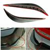 2PC Universal Anti-Collision Protector Rubber Auto Front&Rear Corner Bumper Guard Lip Anti-Scratch Strip Sticker Car
