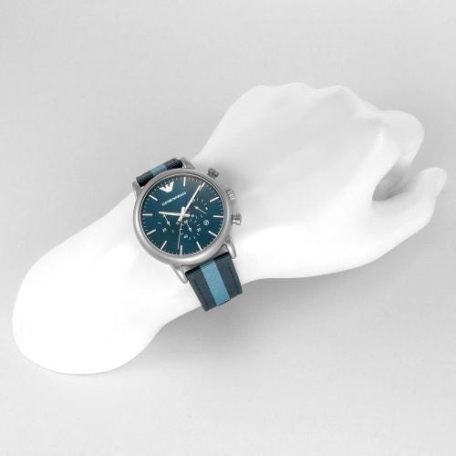 Emporio Armani LUIGI AR1949 Men's Watch, Blue