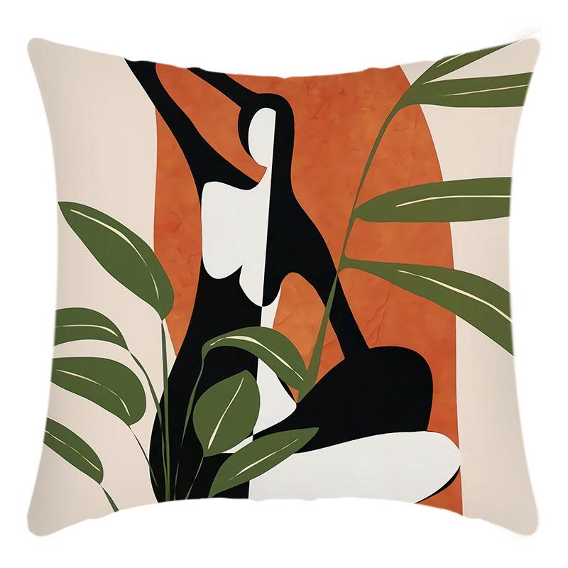 New Cross Cushion Pillow Cover Art Abstract Design Printed Cushion Home Sofa Cushion Cover