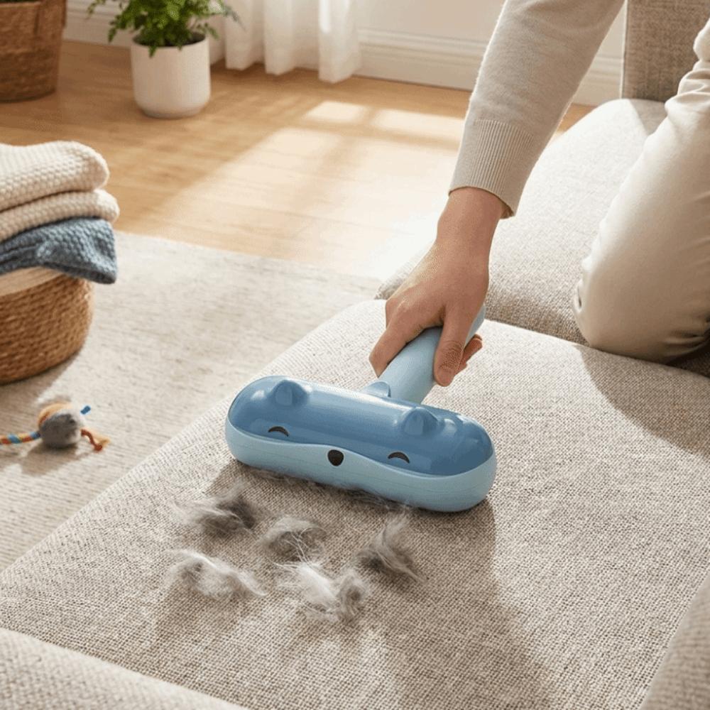 Washable Animal Shape Pet Hair Remover Efficient Pet Deshedding Brush Pet Hair Roller  Sofa