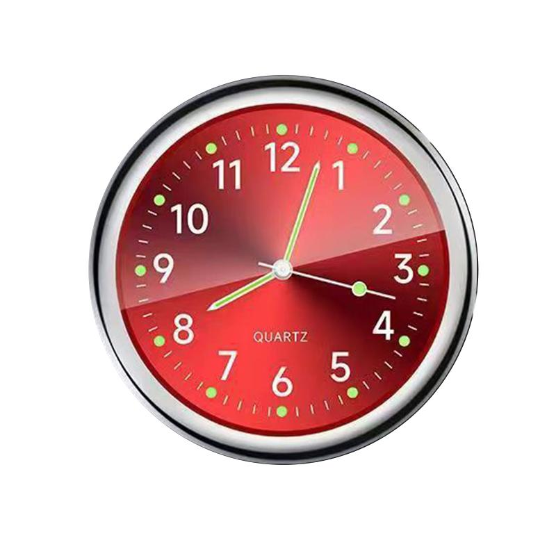 Orologio per Automobile Cruscotto Orologio per Auto Decorazione Interna Orologio Mini Portatile Decorazione Luminoso Orologio Analogico Ornamenti Per Auto