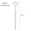 1Pcs Dental Mouth Mirror Multifunction Stainless Steel Checking Eyelash Extension Teeth Whitening Oral Care False Eyelashes Tool