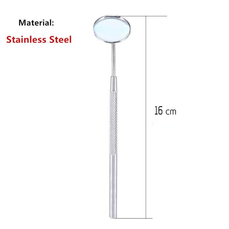 

1 шт. стоматологическое зеркало для полости рта многофункциональное из нержавеющей стали для проверки наращивания ресниц отбеливание зубов уход за полостью рта накладные ресницы инструмент 16cm