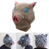 Authentic Anime Demon Slayer Kimetsu No Yaiba Hashibira Inosuke Pig Cosplay Mask Ideal For Costume Parties