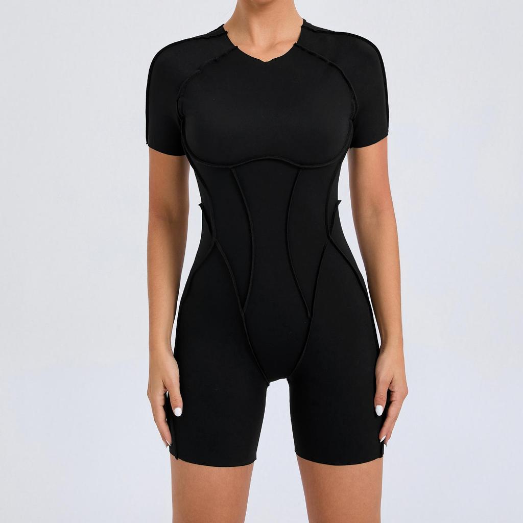 Tuta sportiva imbottita, tuta sportiva, abbigliamento sportivo da donna, set da palestra, abbigliamento da yoga, tuta da fitness da donna, tuta rossa e nera