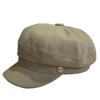 New beret octagonal hat for women, suitable for autumn and winter, large head circumference, Japanese style, spring and summer, makes the face look