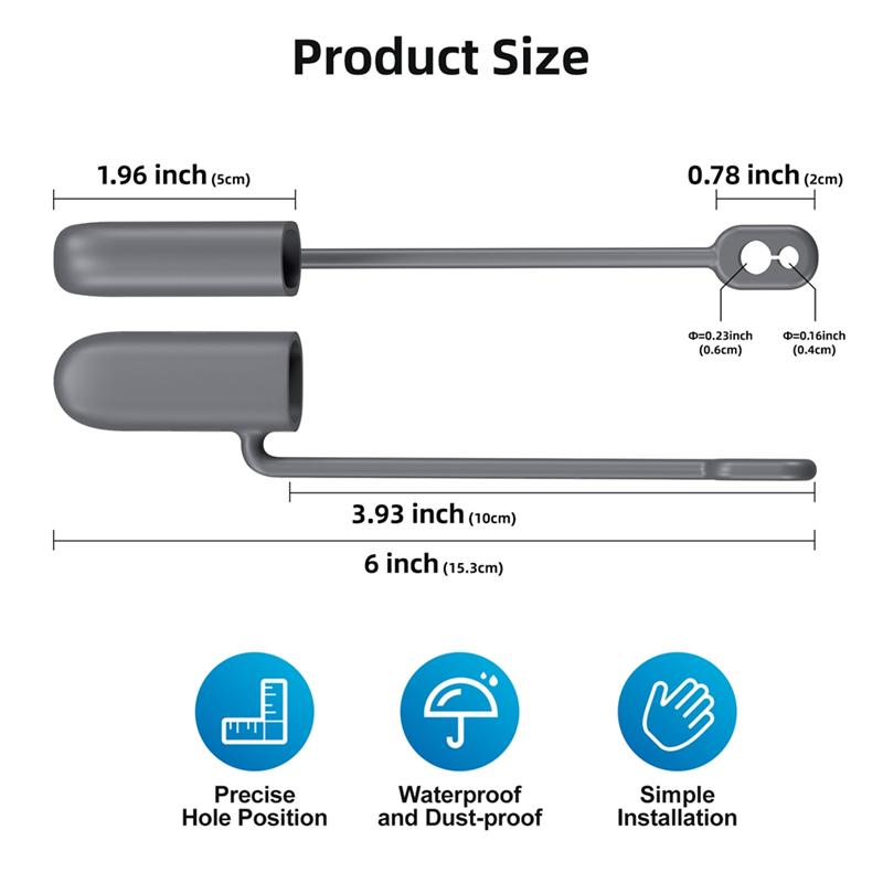 CYCLI-2KS Pro Starlink Krytky na konce kabelů Ethernetový kabel Vodotěsný Silikonový Ochranný Kryt Pro Kryt na uložení Starlink kabelu