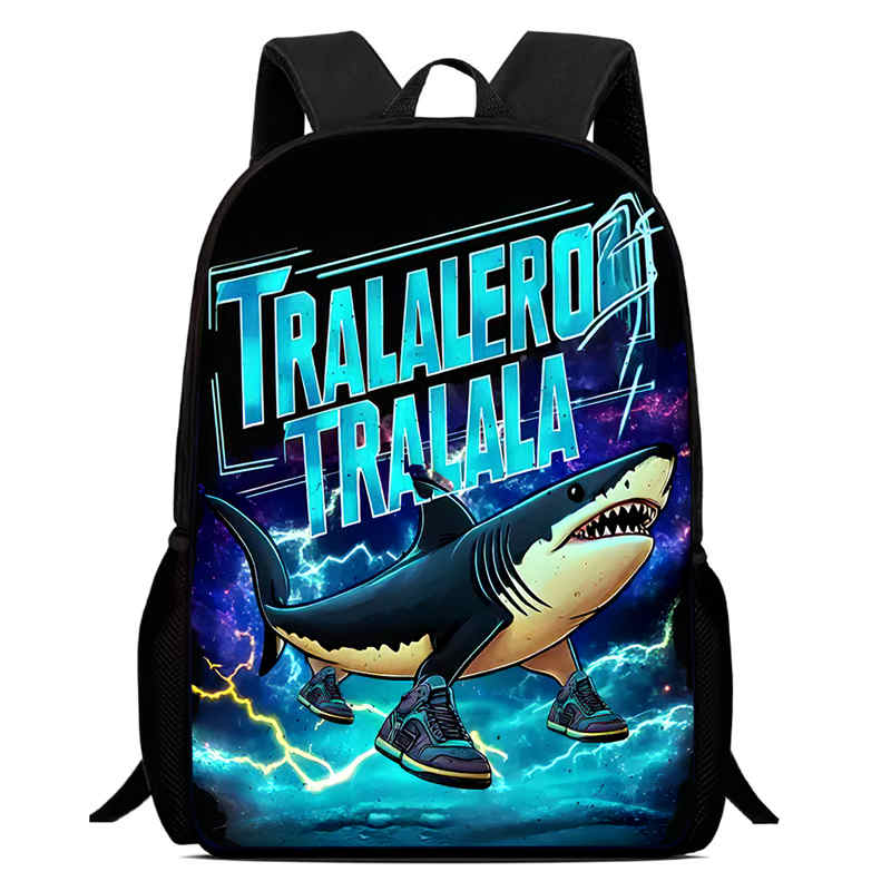 15 in Funny BrainRot Child School Backpack Aged 5-10,Cartoon School Bags for Boys Girls,Light Weight & Durable Kids Bakpack