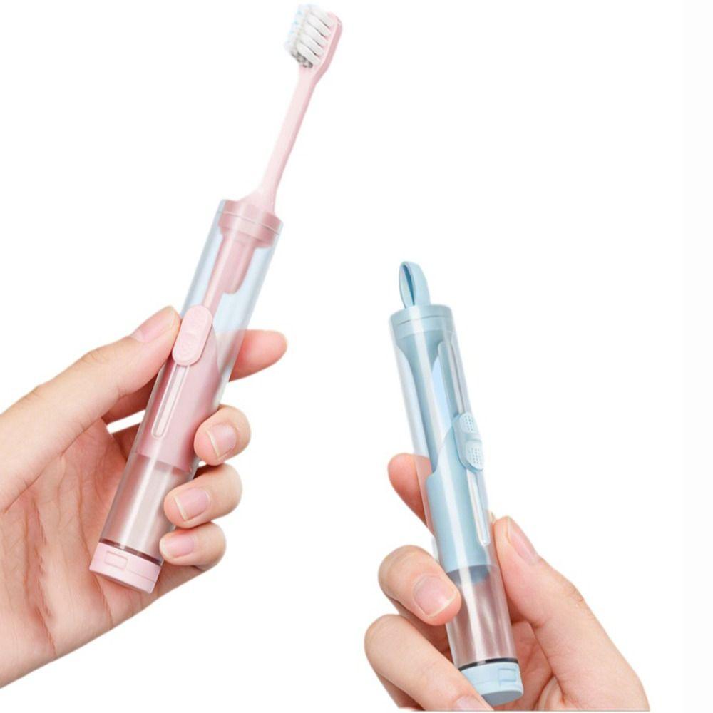 Distributeur de dentifrice 3-en-1 Boîte de rangement pliable pour tube de dentifrice pour le camping en plein air et les voyages