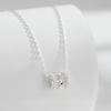 Pink Waist Necklace with A Light Luxury Style, Niche and Versatile Necklace, High-end and Sweet Collarbone Chain
