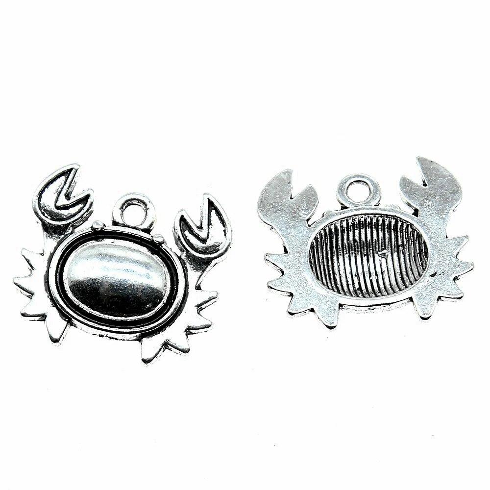 Crab Dried Shrimp Charms Bag Charm Cute Accessories For Jewelry