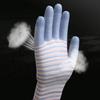 Breathable, Knitted, Protective Gloves, Striped, Anti Slip Gloves, Wear-resistant, Work Gloves, High Elasticity, Nylon Gloves