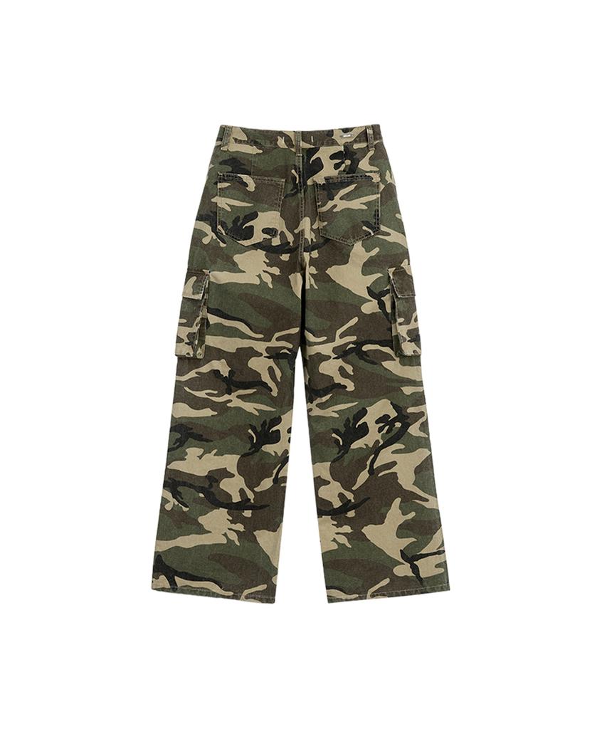 LOTSYOU Lotsyou_Camouflage Cargo Pants