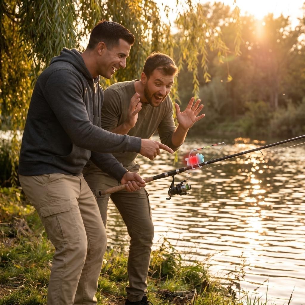 High Sensitivity Fishing Float Alert For Rods, Electronic LED Fishing Sound Alarm, Night Fishing Rod , For Rod Tip Detection