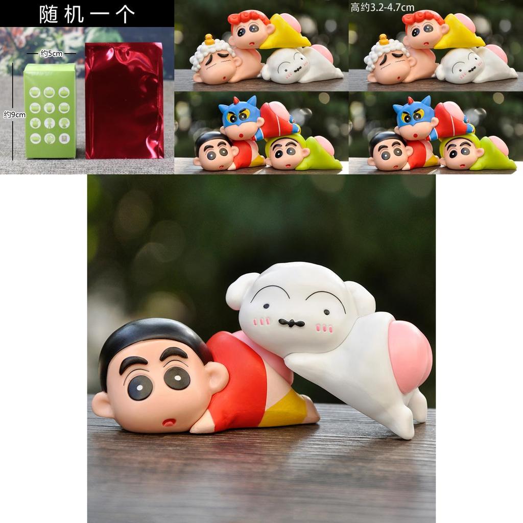 Crayon Shinchan Pvc Anime Figure Desk Ornament For Home Office Decor Special Characters Included