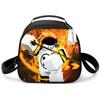 Lunch Bag Primary School Picnic Bag Round Ice Pack Rob Ross Printed Shoulder Portable Cartoon Meal Bag