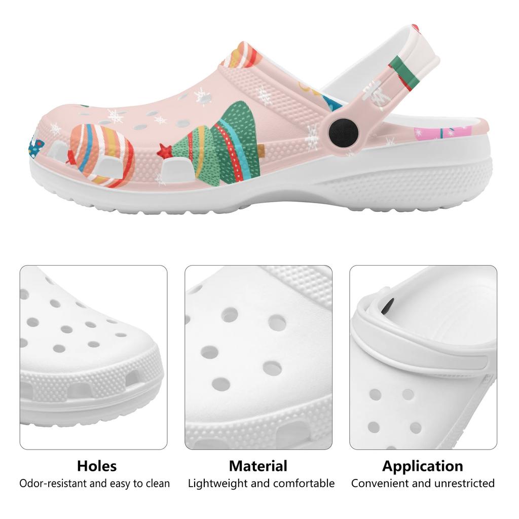 Printed EVA Water Clogs Women Men Quick Dry Soft Water Friendly Slip On Shower Pool Beach Bathroom Leisure Sandals Beach Wear