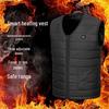 Smart Heating Vest - Thickened V-neck Jacket with Three-level Temperature Control for Men & Women, Ideal for Autumn/Winter
