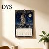 Twaalf Sterrenbeeld Kralen Projecten 2027 Zodiac Kunstkalender Kit, Handgemaakte Strass Schilderij 12 Maanden Huisdecoratie Knutselcadeau Wandkalender,