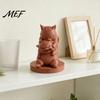 Decorative Figurine for TV Cabinet Fighting Cats Ornament, 3D Printed Stacked Kitten Figurine, Durable PLA Resin Cat Figures Creative Animal Sculpture