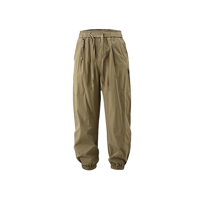 Tide Brand Outdoor Men's Casual Versatile Straight Overalls Mountain Retro Loose Fashion Casual Trousers