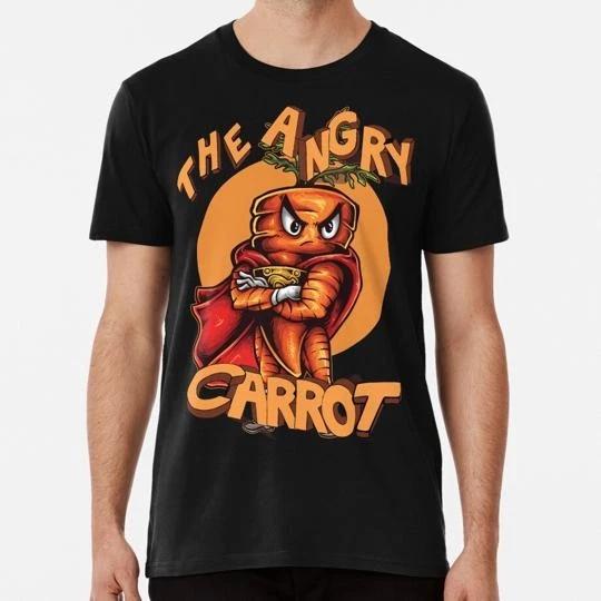 Angry Carrot Love Superhero Cartoon Size S to 5XL Made in the USA T-shirt S