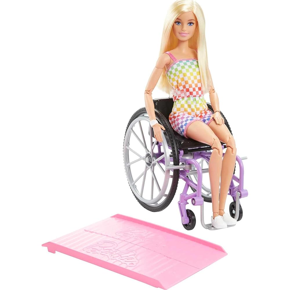 

Barbie Fashionista Colorful Romper with Wheelchair Doll for Ages 3 and Up