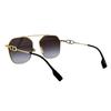 Burberry Segundo. Serie de Patrones de Logo Exclusivo Monograma Gafas de Sol de Moda Gafas de Sol para Mujer Gradiente Dorado-Gris B3124-1109/8G