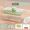 Refrigerator Ice Cube Maker with Shovel Seal  Food-Grade Sealed Ice Storage Box for Home Kitchen Mold for Home Kitchen