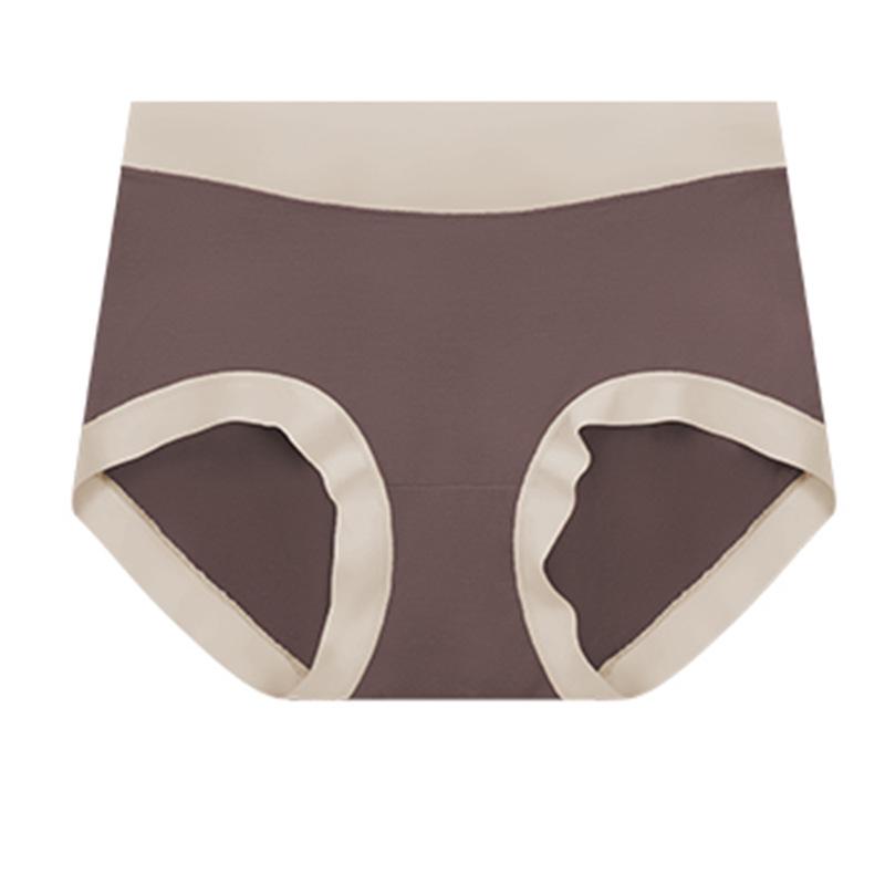 

Модальные трусики, бесшовные женские трусики со средней талией, удобное нижнее белье больших размеров без подкладки на бедрах XL кофейный