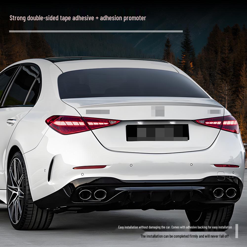 Kompatibel mit Mercedes-Benz C-Klasse W206 (2021+). Upgrade auf C43/C63 Auspufflippen und -spitzen. Hochwertige Garantie.