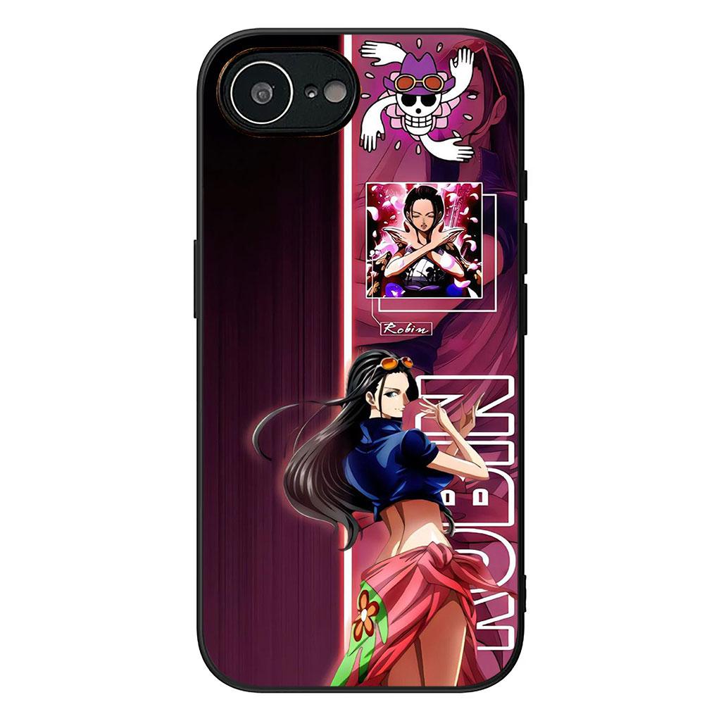 Anime Nico Robin Luffy One Piece Phone Cover Case for Apple iPhone 17 16 11 Pro XS Max XR 6 7 8 Plus + 16E SE Casing