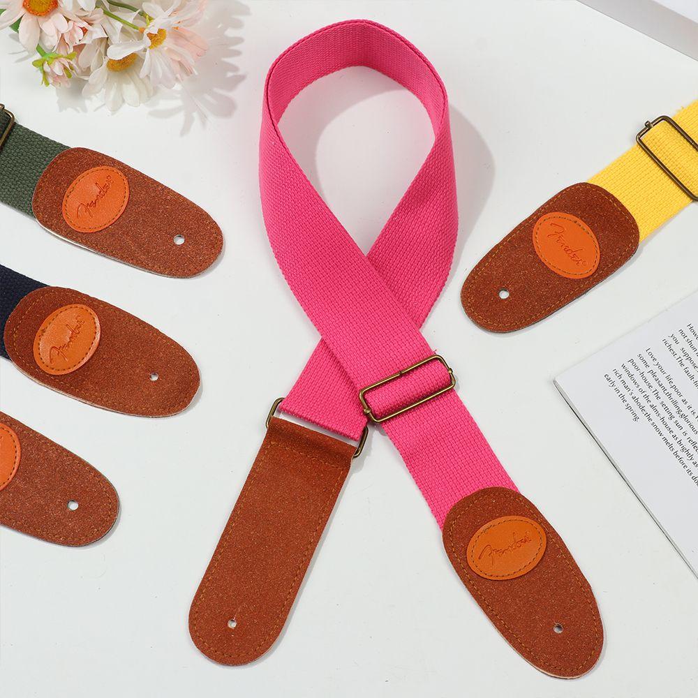 Useful Musical Instrument Part Canvas Guitar Accessories Guitar Strap Adjustable Guitar Belts