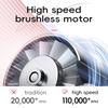 Professional hair dryer with curling nozzle, high-power negative ion styling device, fast-drying styling tool hair dryer