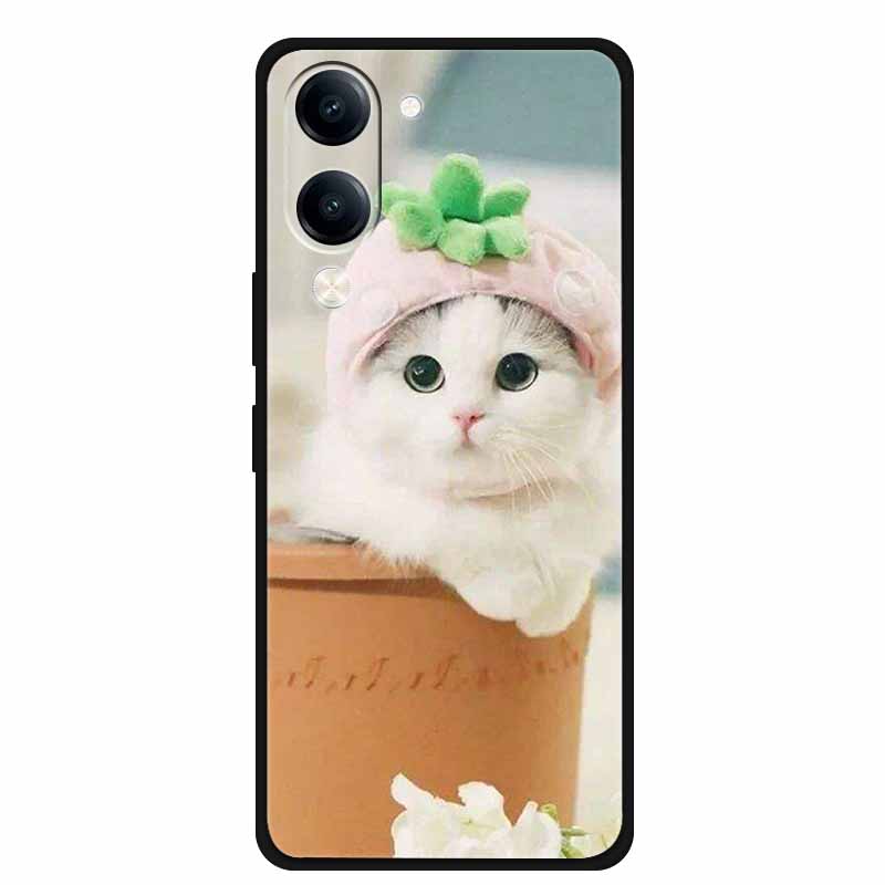 Case For Vivo Y04 Y04S Y37C 4G Soft Silicone TPU Protector Shell Cartoon Lovely Gift Anime Phone Cover Capa Y 04 04S 37C Bumper