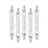 Lot De 5 R7S 118 Mm 300 W 230 V, Ampoule LinéAire HalogèNe R7S, Lampe HalogèNe À Intensité Variable Pour L'éClairage De Paysage De T