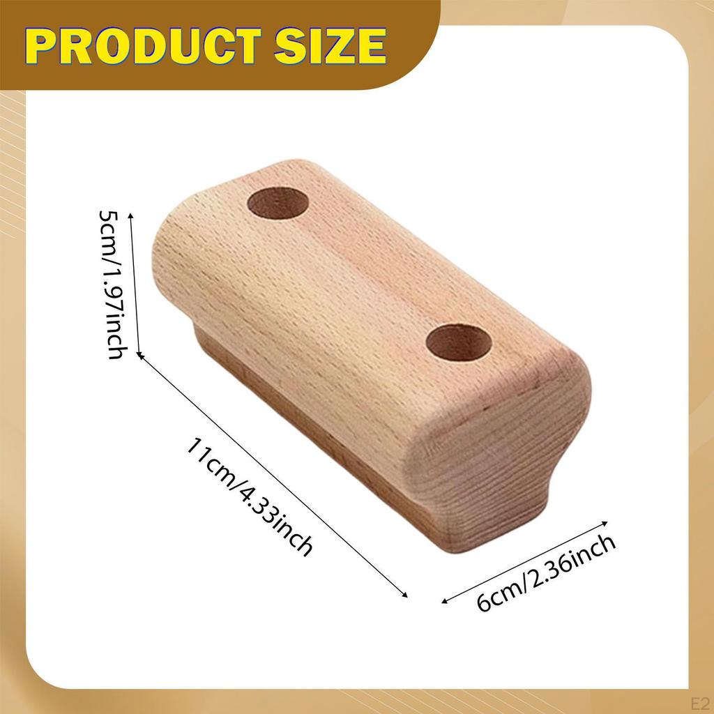 Wall Climbing Hold,Fingerboard Exercise Fitness Wooden Grip Hangboard for Gymnastics Rock