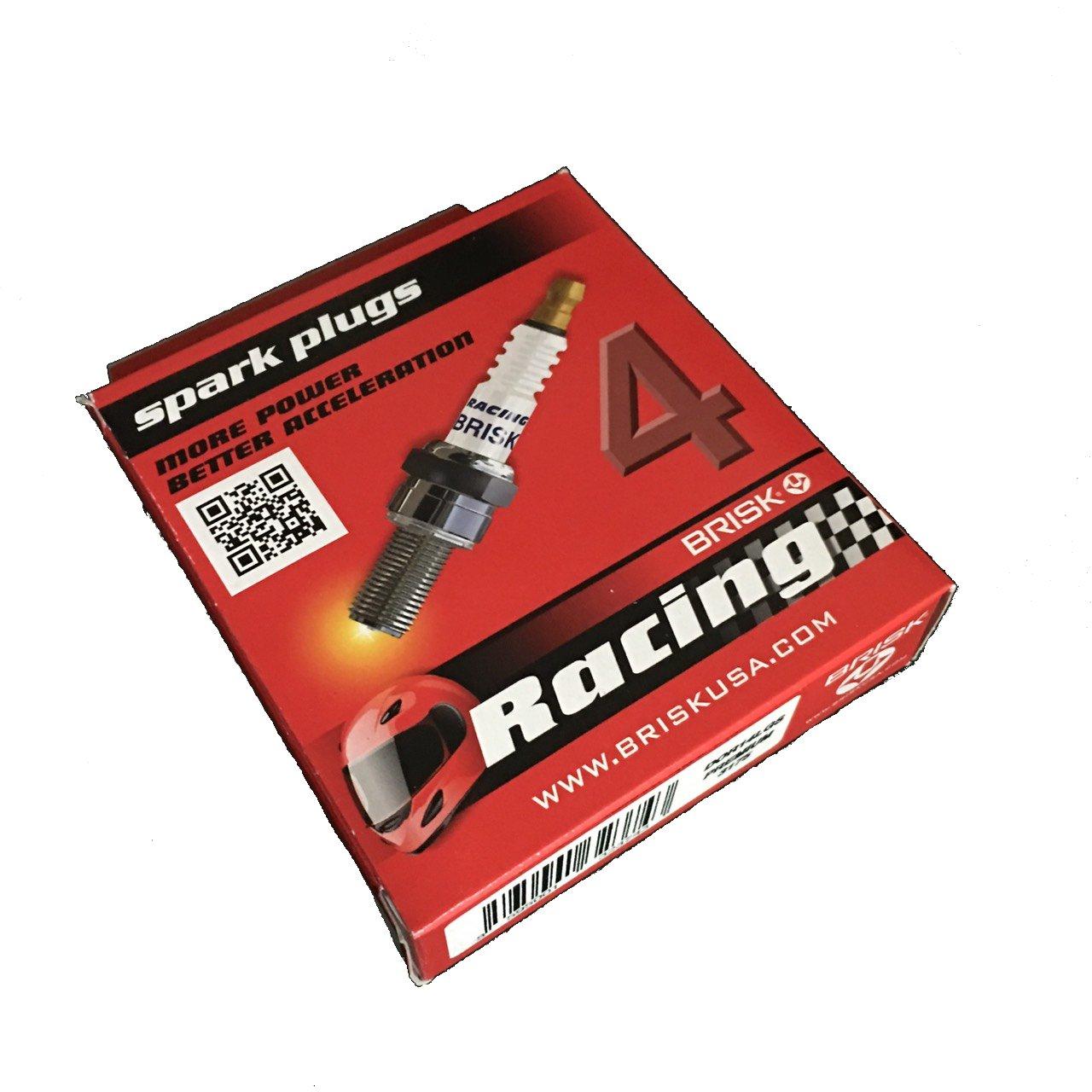

BRISK RACING SPARK PLUG DOR14LGS 4 PACK 14 x 19mm Plug