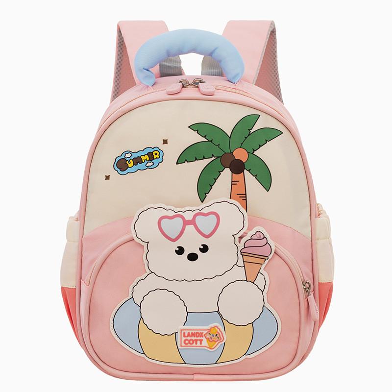 Kids School Bag With Lightweight Design And Cartoon Pattern For Preschool Education Use
