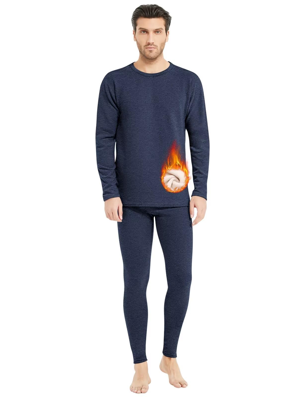 

Теплый комплект из верхнего и нижнего слоя с флисовой подкладкой, внутренняя теплая техническая верхняя и нижняя часть, майка с длинным рукавом для холодной погоды, колготки под колготками