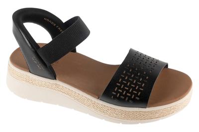 Slip-Ins: Bobs Sun Ray, Damen schwarze Sandalen