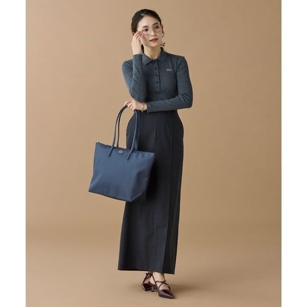 Petit Large Tote Bag NF1888PM00000 [Lacoste] [Official] L.12.12 Piqué