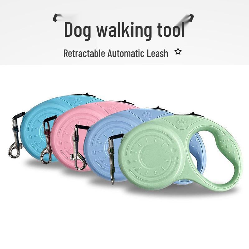 Automatisch einziehbare Hunde- & Katzenleine - Tragbares Haustier-Spazierseil für Welpen