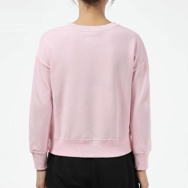 Jordan Logo Print Crewneck Sweatshirt Kids sweatshirt Pink JD2132052GS-002